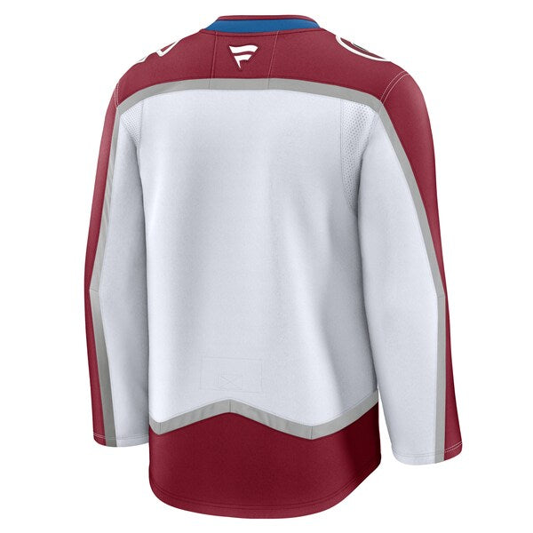 Colorado Avalanche  Away Premium Jersey - White/Navy/Burgundy