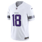 Justin Jefferson Minnesota Vikings Nike Alternate Vapor F.U.S.E. Limited Jersey - White/Purple