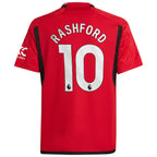 Marcus Rashford Manchester United adidas Youth 2023/24 Home Replica Player Jersey - Red