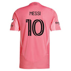Lionel Messi Inter Miami CF adidas 2025 Euforia Authentic Player Jersey - Light Pink/Blue/Black