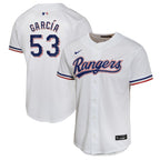 Adolis Garcia Texas Rangers Nike Youth Home Game Player Jersey - White