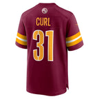 Kamren Curl Washington Commanders Nike Game Jersey - Burgundy/Black/White