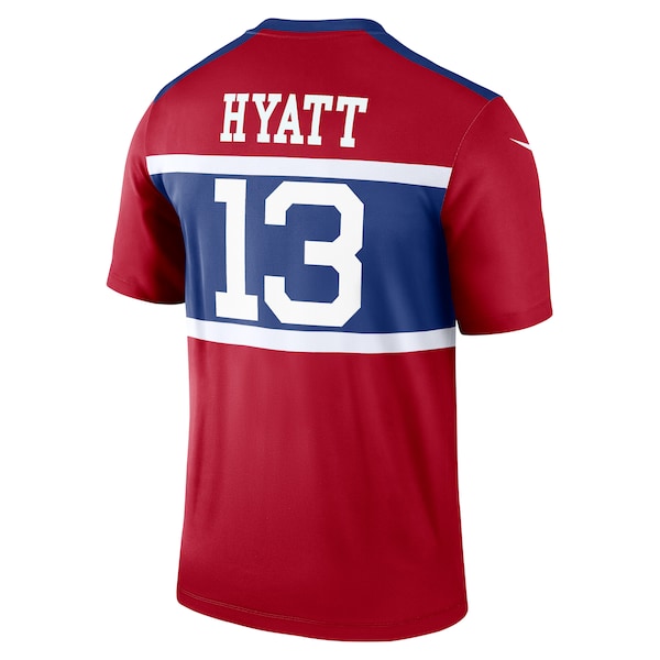Jalin Hyatt New York Giants Nike Alternate Legend Player Jersey - Century Red