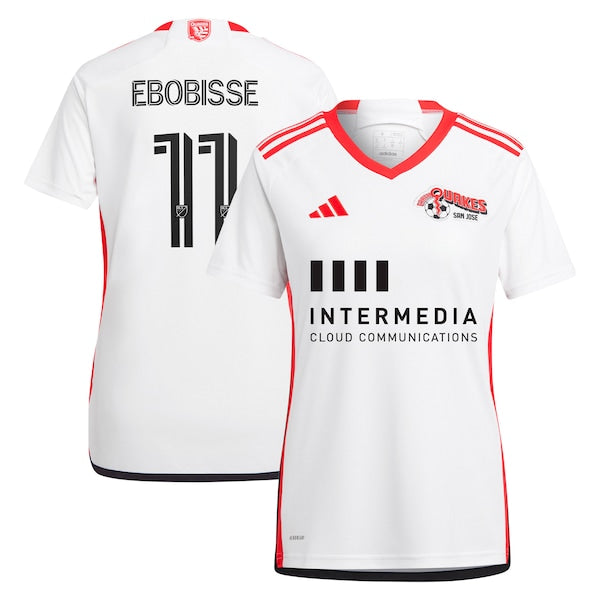Jeremy Ebobisse San Jose Earthquakes adidas Women's 2024 The 50 Kit Replica Player Jersey - White