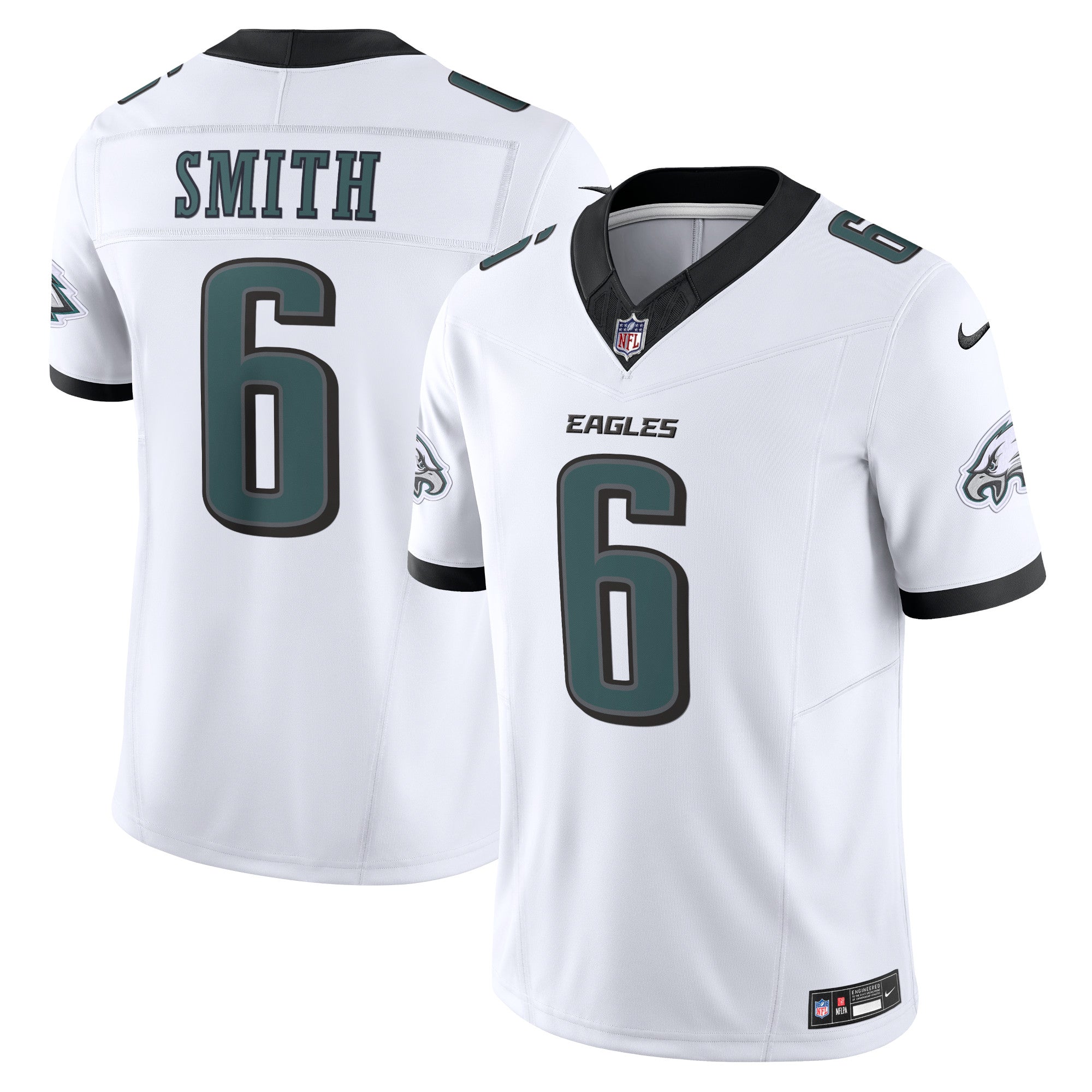 DeVonta Smith Philadelphia Eagles Nike Alternate Vapor F.U.S.E. Limited Jersey - Black/Green/White