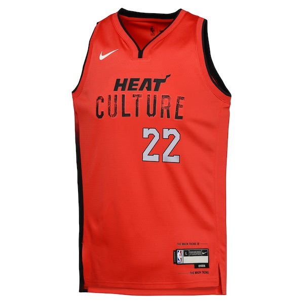 Jimmy Butler Miami Heat Nike Youth 2024/25 Swingman Player Jersey - City Edition - Red