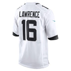 Trevor Lawrence Jacksonville Jaguars Nike White Game Jersey - White/Black
