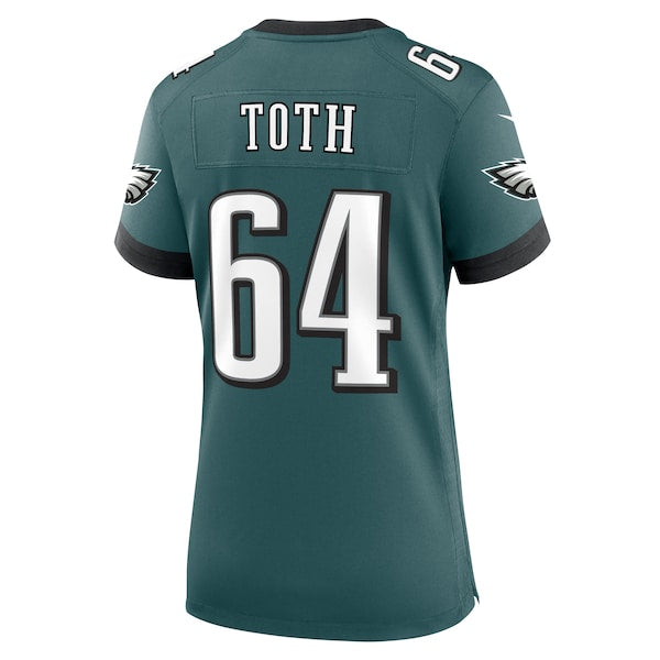 Brett Toth Philadelphia Eagles Nike Women's  Game Jersey - Midnight Green