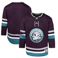Anaheim Ducks Youth 30th Anniversary Premier Jersey – Purple