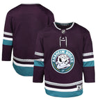 Anaheim Ducks Youth 30th Anniversary Premier Jersey – Purple