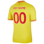 Liverpool Nike 2021/22 Third Breathe Stadium Custom Jersey - Yellow