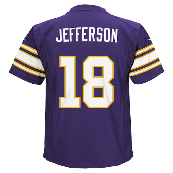 Justin Jefferson Minnesota Vikings Nike Preschool Alternate Game Jersey - Purple