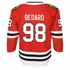 Connor Bedard Chicago Blackhawks Youth Home Premier Player Jersey - Red