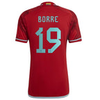 Rafael Borré Colombia National Team adidas 2022/23 Away Replica Player Jersey - Red