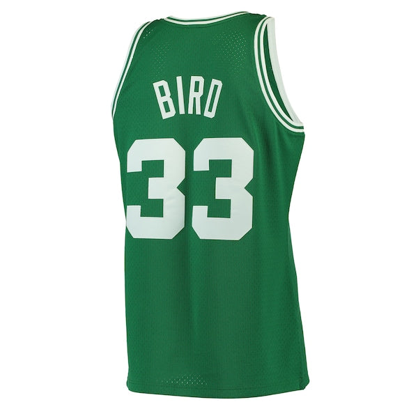 Larry Bird Boston Celtics Hardwood Classics Youth's Swingman Jersey - Kelly Green/White