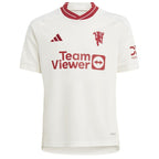 Aaron Wan-Bissaka Manchester United adidas Youth 2023/24 Third Replica Player Jersey - White/Green