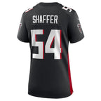 Justin Shaffer Atlanta Falcons Nike Women's  Game Jersey -  Black