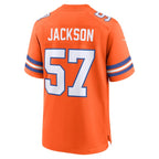 Tom Jackson Denver Broncos Nike Mile High Collection 1977 Throwback Retired Player Game Jersey - Orange