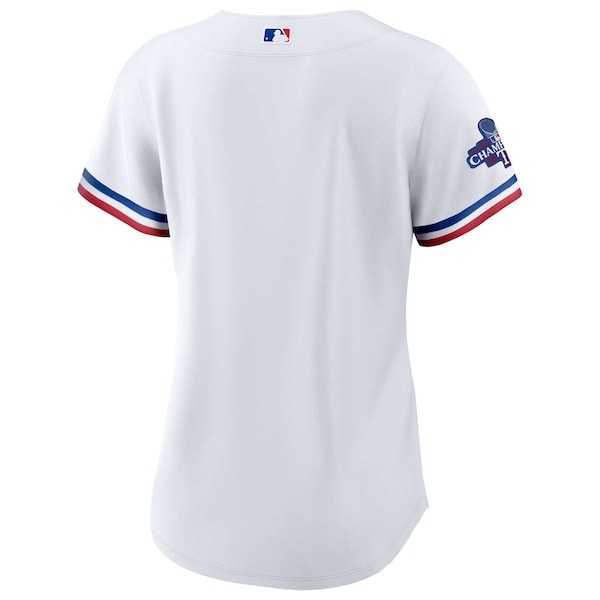 Texas Rangers Nike Women's Home 2023 World Series Champions Replica Team Jersey - White