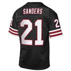 Deion Sanders Atlanta Falcons 1992 Throwback Fashion Jersey - Black