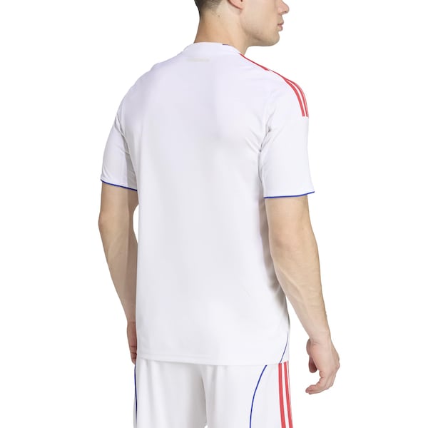 Olympique Lyonnais adidas 2025/26 Home Replica Jersey - White/Blue