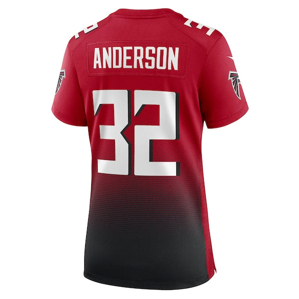 Jamal Anderson Atlanta Falcons Nike Women's Retired Game Jersey - Red/Black