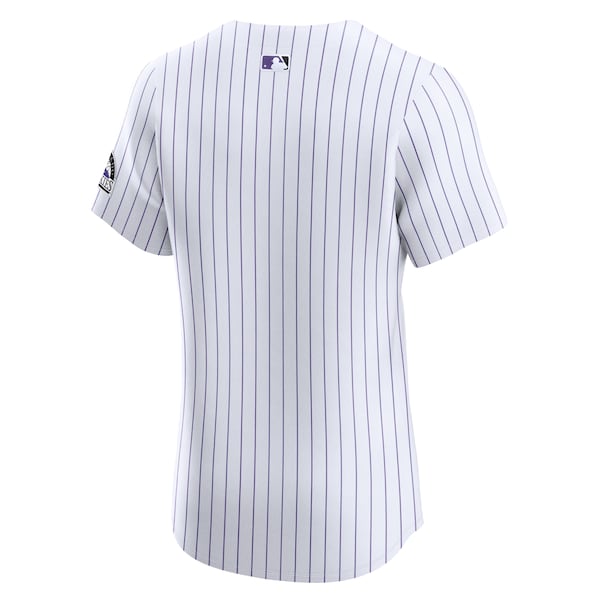 Colorado Rockies Nike Home Elite Jersey - White
