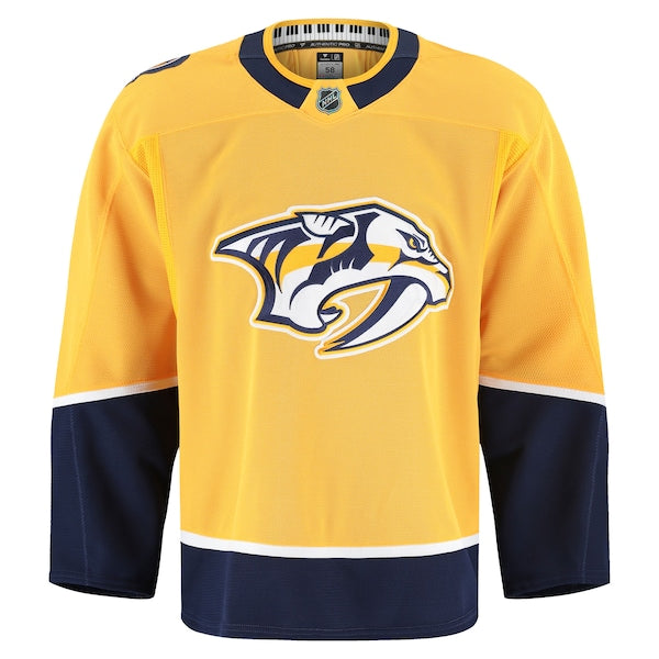 Nashville Predators  Home Authentic Pro Jersey - Yellow