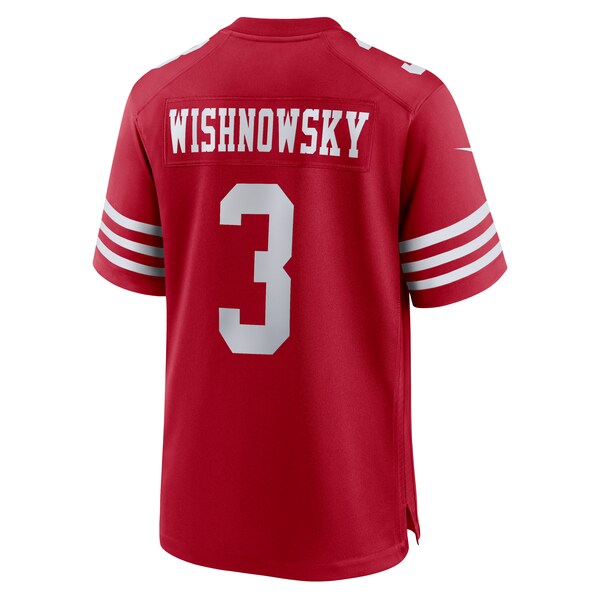 Mitch Wishnowsky San Francisco 49ers Nike  Game Jersey -  Scarlet