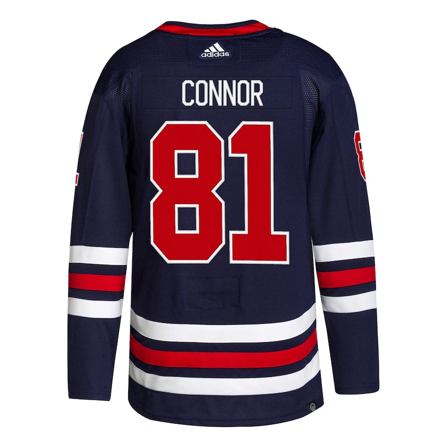 Kyle Connor Winnipeg Jets adidas 2021/22 Alternate Primegreen Authentic Pro Player Jersey - Navy