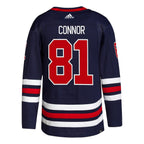 Kyle Connor Winnipeg Jets adidas 2021/22 Alternate Primegreen Authentic Pro Player Jersey - Navy