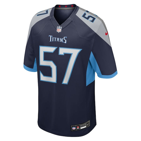 Curtis Jacobs Tennessee Titans Nike Team Game Jersey -  Navy