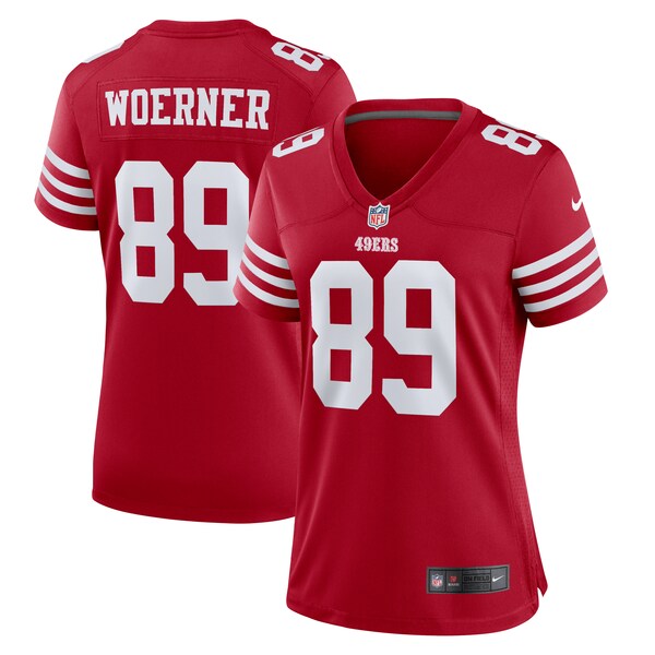 Charlie Woerner San Francisco 49ers Nike Women's  Game Jersey -  Scarlet