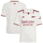 Arsenal adidas Youth 2025/26 Third Replica Jersey - White/Red