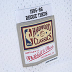 Reggie Theus Sacramento Kings 1985/86 Hardwood Classics Fadeaway Swingman Player Jersey - White/Light Blue