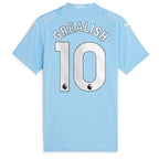 Jack Grealish Manchester City Puma Women's 2023/24 Home Replica Player Jersey - Sky Blue
