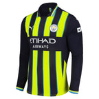 Manchester City Puma 2024/25 Away Replica Long Sleeve Jersey - Navy