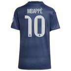 Kylian Mbappé Los Merengues adidas Women's 2025/26 Away Replica Player Jersey - Blue/White