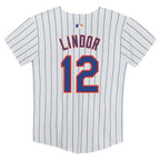 Francisco Lindor New York Mets Nike Preschool Home Game Jersey - White