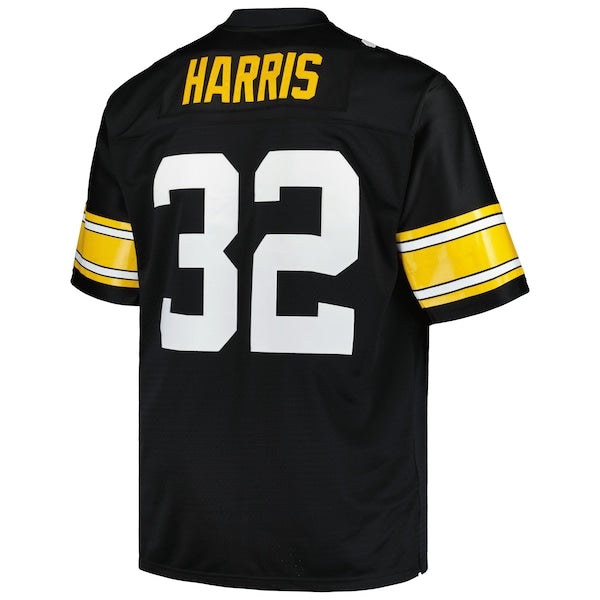 Franco Harris Pittsburgh Steelers Big & Tall 1976 Legacy Retired Player Jersey - Black/White