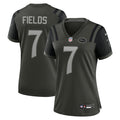 Justin Fields New York Jets Nike Women's 2025 Rivalries Collection Game Jersey - Gotham Green