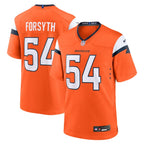 Alex Forsyth Denver Broncos Nike Team Game Jersey -  Orange