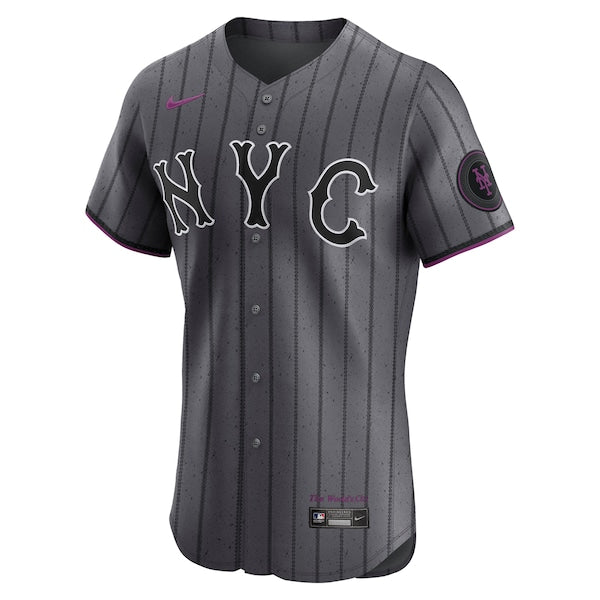 Juan Soto New York Mets Nike City Connect Elite Jersey - Gray