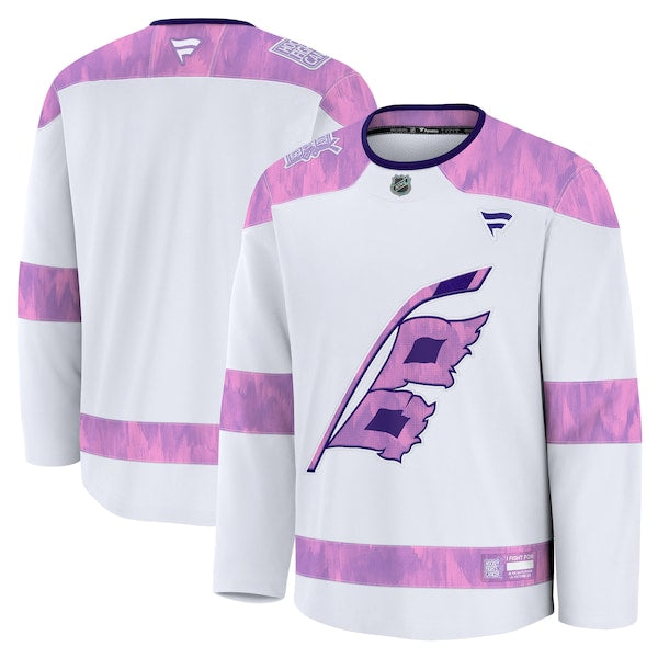 Carolina Hurricanes  2024 Hockey Fights Cancer Practice Jersey - White