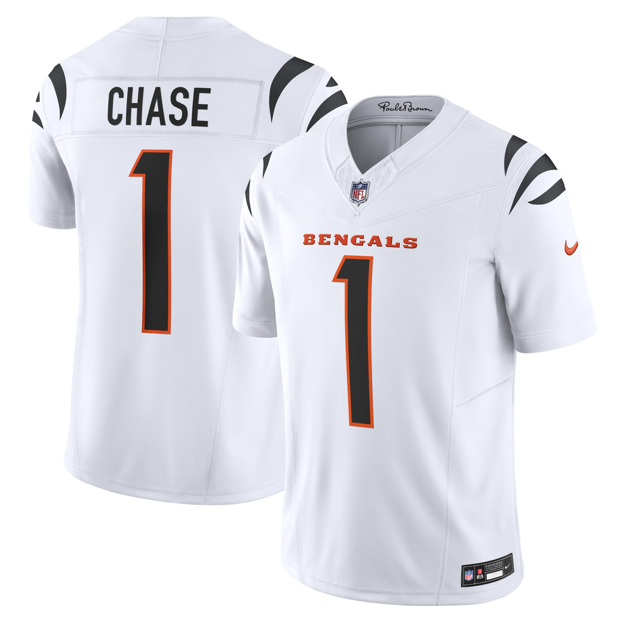 Ja'Marr Chase Cincinnati Bengals Nike Vapor F.U.S.E. Limited Jersey - Black/White