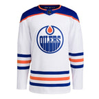 Edmonton Oilers adidas Men's Away Primegreen Authentic Blank Jersey - White