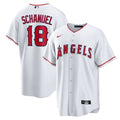 Nolan Schanuel Los Angeles Angels Nike Home Replica Jersey - White