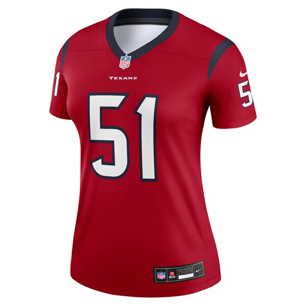 Will Anderson Jr. Houston Texans Nike Women's  Legend Jersey - Red/Navy