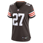 D'Onta Foreman Cleveland Browns Nike Women's  Game Jersey -  Brown