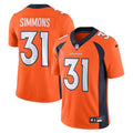Justin Simmons Denver Broncos Nike  Vapor Untouchable Limited Jersey - Orange